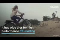 دوچرخه ای که خودرو یدک می کشد