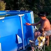 مردم آزاری با استخر خانگی