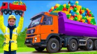ماشین بازی بچه گانه : ماشین سنگین کامیون اسباب بازی