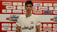 محمد امین رحیمی کاپیتان و دریافت کننده قدرتی تیم ملی والیبال نوجوانان ایران