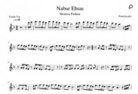 نت ویولن نبض احساس مرتضی پاشایی