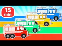 کارتون ماشینی و دختر مکانیک : تعمیر ماشین آتش نشانی