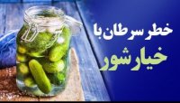 نکات تغذیه ای مهم : خیارشور و خطر سرطان