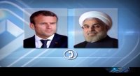 رئیس جمهور در تماس تلفنی با همتای فرانسوی