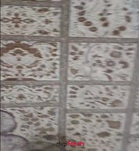 فرش ماشینی 1200 شانه کاشان زمینه کرم تراکم 3600 کد 3651