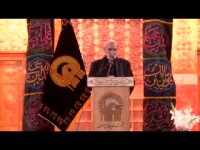 مرثیه خوانی حاج محمود اکبرزاده در آیین شام غریبان حسینی در حرم مطهر رضوی