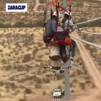 نحوه تعمیر کابل برق فشار قوی خیلی دل و جرات دارن