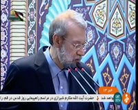 سخنان رئیس مجلس شورای اسلامی در نماز جمعه روز قدس