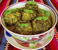 طرز تهیه کوفته سبزی شیرازی