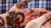 درس آرایش عروس - میکاپ عروس - طرح حنا روی دست