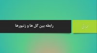 رابطه بین گل ها و زنبورها