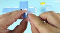 آموزش کاردستی رینبو فرندز  آموزش اوریگامی رینبو فرندز آبی  کاردستی با کاغذ