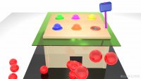 بازی انلاین کودکان مهدکودکی  learning video with wooden toy Balls for preschoolers