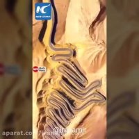فقط در چین ! جادهدکوهستانی با بیش از ۶۰۰ پیچ و خم !