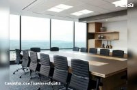 اجاره شیک ترین میز کنفرانس _ میز چوبی بزرگ / جدید