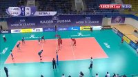 خلاصه والیبال آرژانتین 0-3 فرانسه