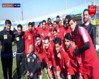 تولد سیدجلال نوراللهی و شیری در تمرین پرسپولیس