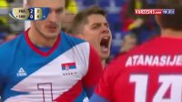 خلاصه والیبال فرانسه 3-2 صربستان