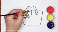نقاشی کیف برای کودکان / نقاشی آسان / نقاشی برای کودکان