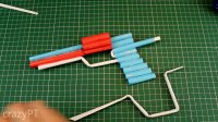 How to Make a Paper Revolver that Shoots - Pistol With Trigger