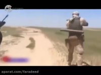 منفجر کردن جلیقه های انفجاری داعشی ها توسط ابوعزرائیل