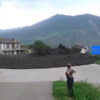 فوران گل و لجن در سوئیس