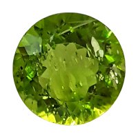 نگین زبرجد سبز اصل تراش گرد کد N114