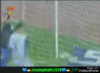 گل اول استقلال به پیکان توسط امیرحسین صادقی