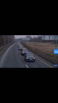 مراسم انتقال پیکر خدمه هواپیمای اوکراینی در فرودگاه کی یف