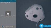طریقه نصب و راه اندازی دوربین وایفای فیش آی مدل VRCAM