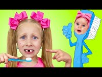 آلینا به دندان پزشکی می رود - برنامه کودک ساشا و مکس