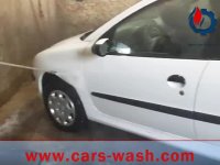 شستشوی ماشین 206 با آبداغ دستگاه سه کاره