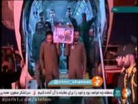 لحظه ورود پیکر شهید حججی به ایران + فیلم