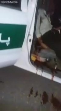 تصاویری دردناک از به شهادت رسیدن ماموران نیروی انتظامی میناب