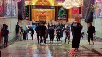 شست و شوی حرم مطهر حضرت اباالفضل پس از مراسم اربعین