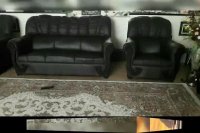 اجاره مبل و صندلی  / تمام چرم / نیم ست