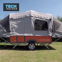 خانه بر روی تریلی