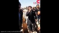 عزاداری جانسوزانه پدر ابوالفضل ۱۱ ساله در تشییع جنازه