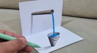 آموزش نقاشی سه بعدی خیلی آسان