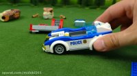 لگو دایناسور _ ماشین پلیس _ اسباب بازی