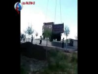 مرگ دردناک دو نفر در اثر پاره شدن سیم بکسل جرثقیل