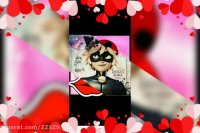 کلیپ دختر کفشدوزکی و گربه ی. سیاه