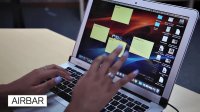 فن آوری " AirBar " صفحه نمایش مک بوک ها را لمسی می کند