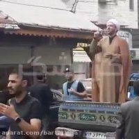 اجرای مراسم مذهبی توسط یک روحانی برای ناشنوایان