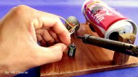 Homemade motor generator 12V to make free energy device using motor, coca-cola cans with magnets