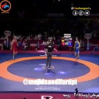 کشتی گیر آلمانی از دوبند ایرانی استفاده می کند!
