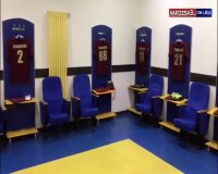 رختکن شهرخودرو پیش از بازی با پاختاکور