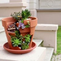 استفاده مجدد از گلدان شکسته