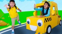 بازی و سرگرمی کودکانه : تاکسی زرد و ماشین آتش نشانی : عملیت نجات
