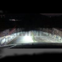 زنون 65 وات زیمر پشت لنز هدلایت e8 pro نور بالا و پروژکتور دو کنتاکت m702 روی سوزوکی ویتارا